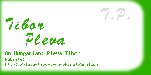 tibor pleva business card